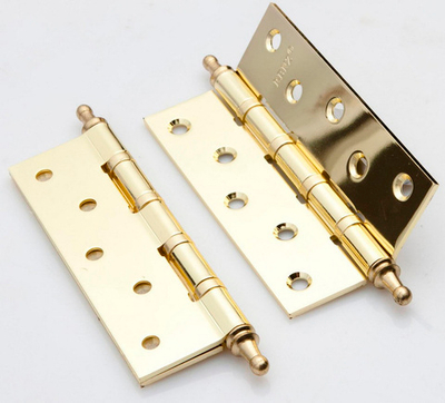 Петля RENZ стальная IN100-4BB CH PB золото блест. ФИГУРНЫЕ