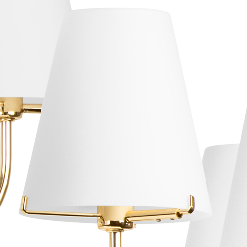 758212 Люстра подв. DIAFANO 21х40W G9 ЗОЛОТО/БЕЛЫЙ