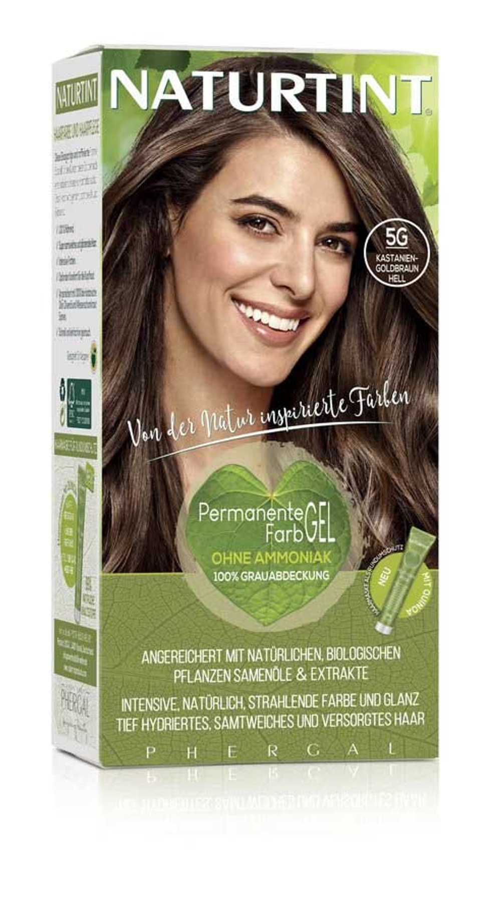 Краска для волос Naturtint 5G, каштаново-золотисто-коричневый светлый, 165 мл
