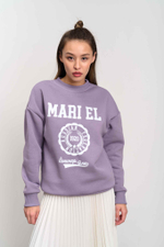Свитшот женский "Mari El" сирень