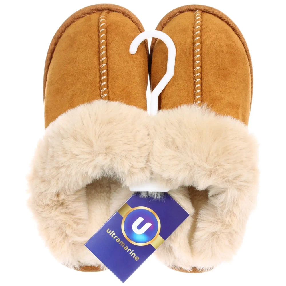 Тапочки женские домашние «IRIS», цвет капучино, р-р 42/43