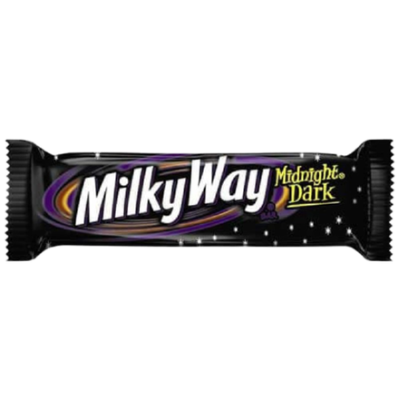 Шоколадный батончик Milky Way Midnight Dark США