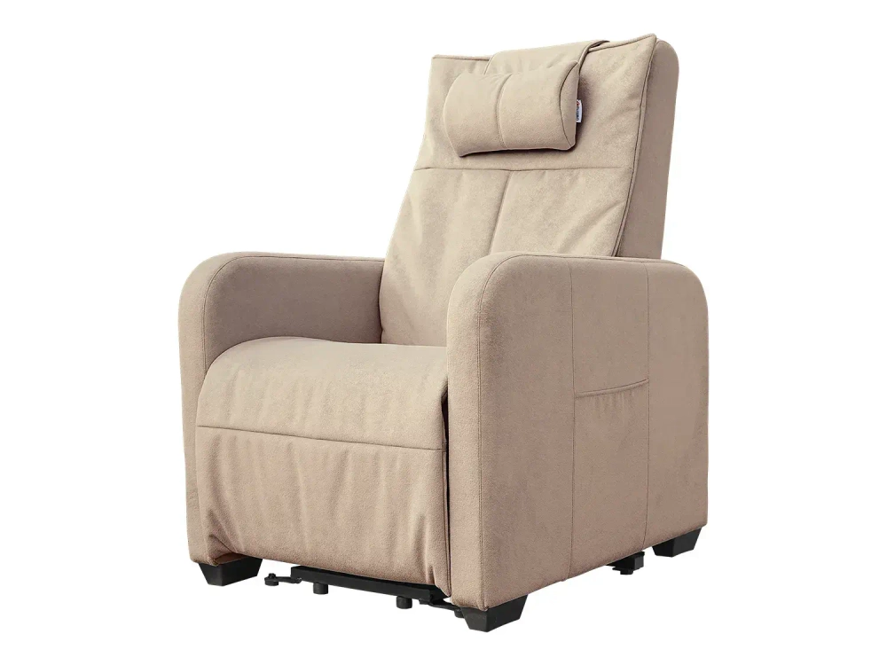 Кресло-реклайнер электрический с подъемом FUJIMO LIFT CHAIR F3005 FLWL Ваниль (Sakura 4)