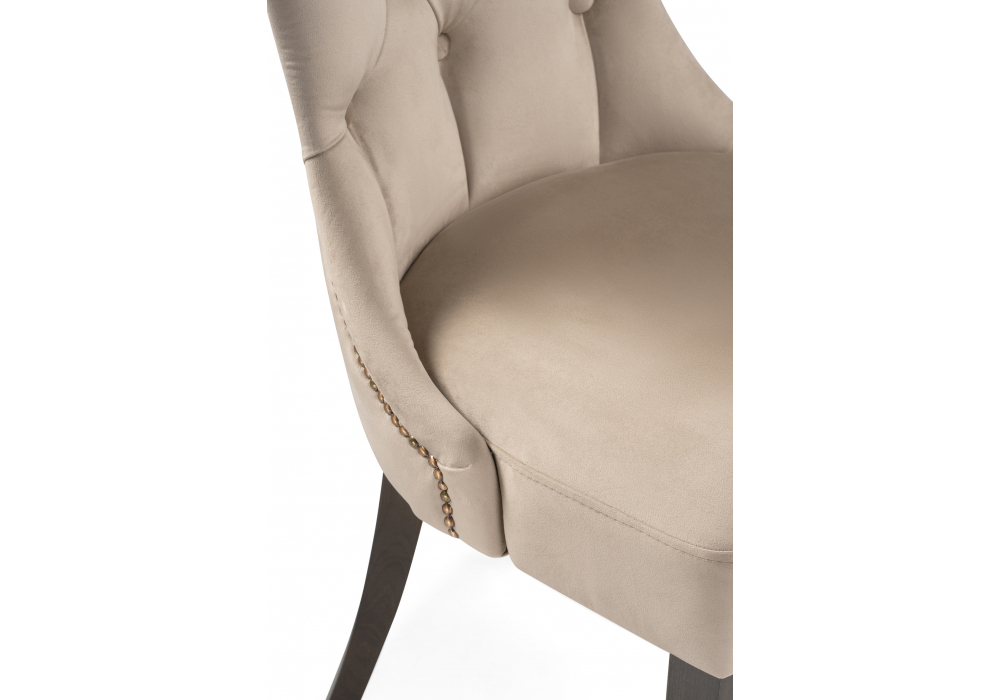 Стул деревянный Woodville Милано 1 бежевый, орех, ножки орех