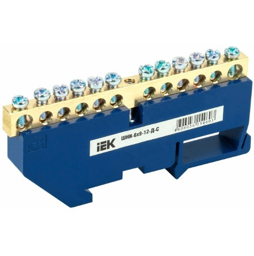 Шина (ШНИ) 6х9-12-Д-С(синия) IEK 219430