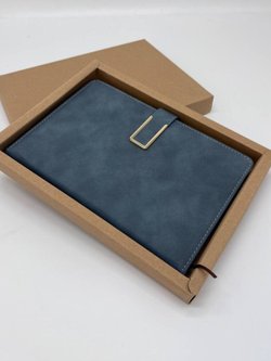 Блокнот А5 в коробке серый линейка 60л (88447)