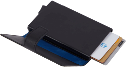 Чехол для кредитных карт Piquadro Urban PP5649UB00R/NGR черный/серый натур.кожа