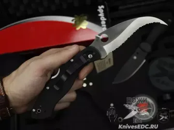 Нож складной Spyderco Civilian C12GS c клинком из стали VG-10, рукоять G10