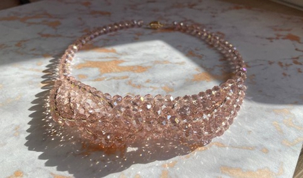 Колье РОЗОВЫЕ ГРЕЗЫ