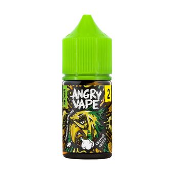 Жидкость Angry Vape Salt 2% 30 ml - Попугай Повтор (лимонный мармелад)