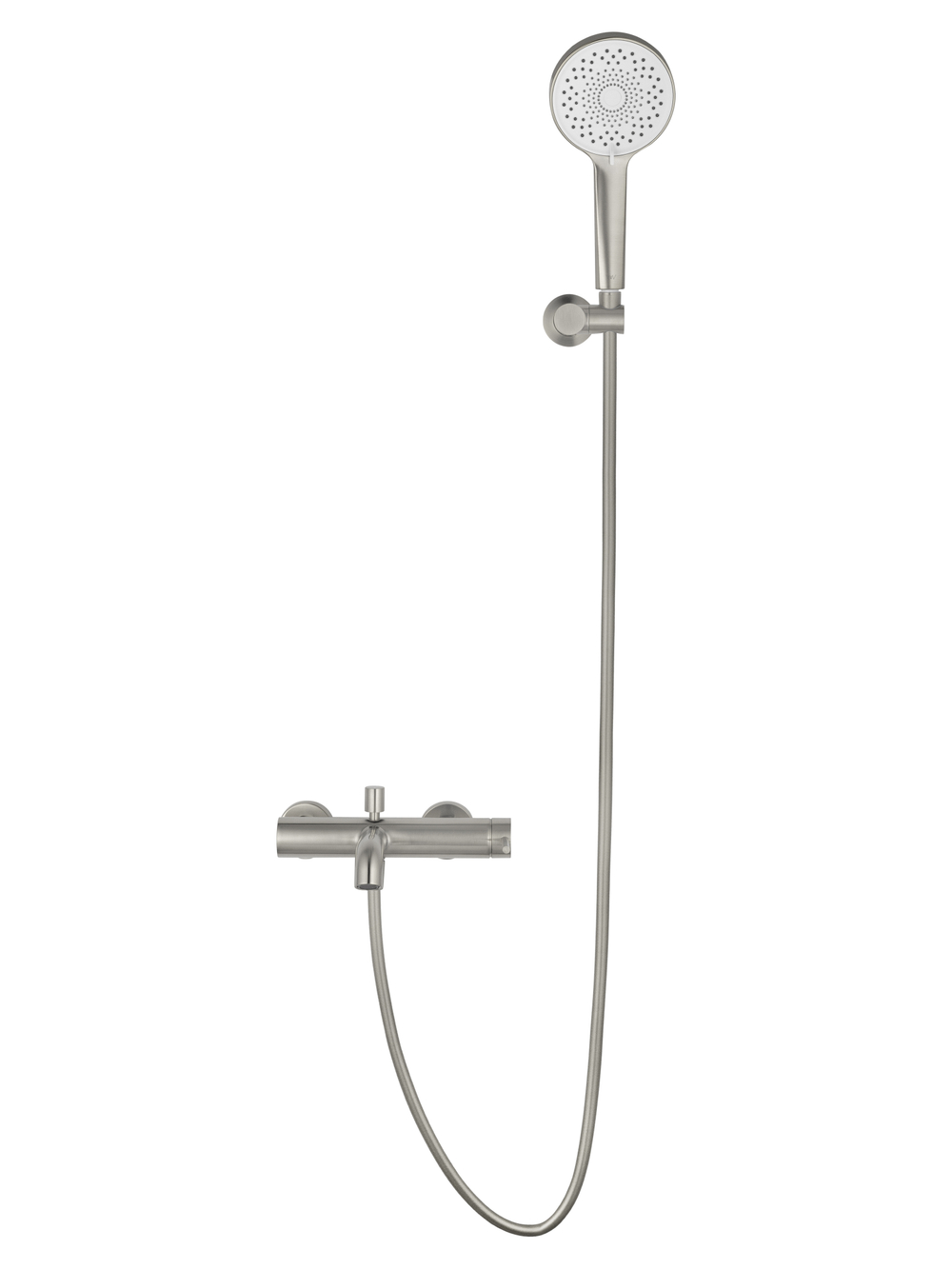 Смеситель для ванны с душем WONZON & WOGHAND STICK, Брашированный никель (WW-88639017-BN)