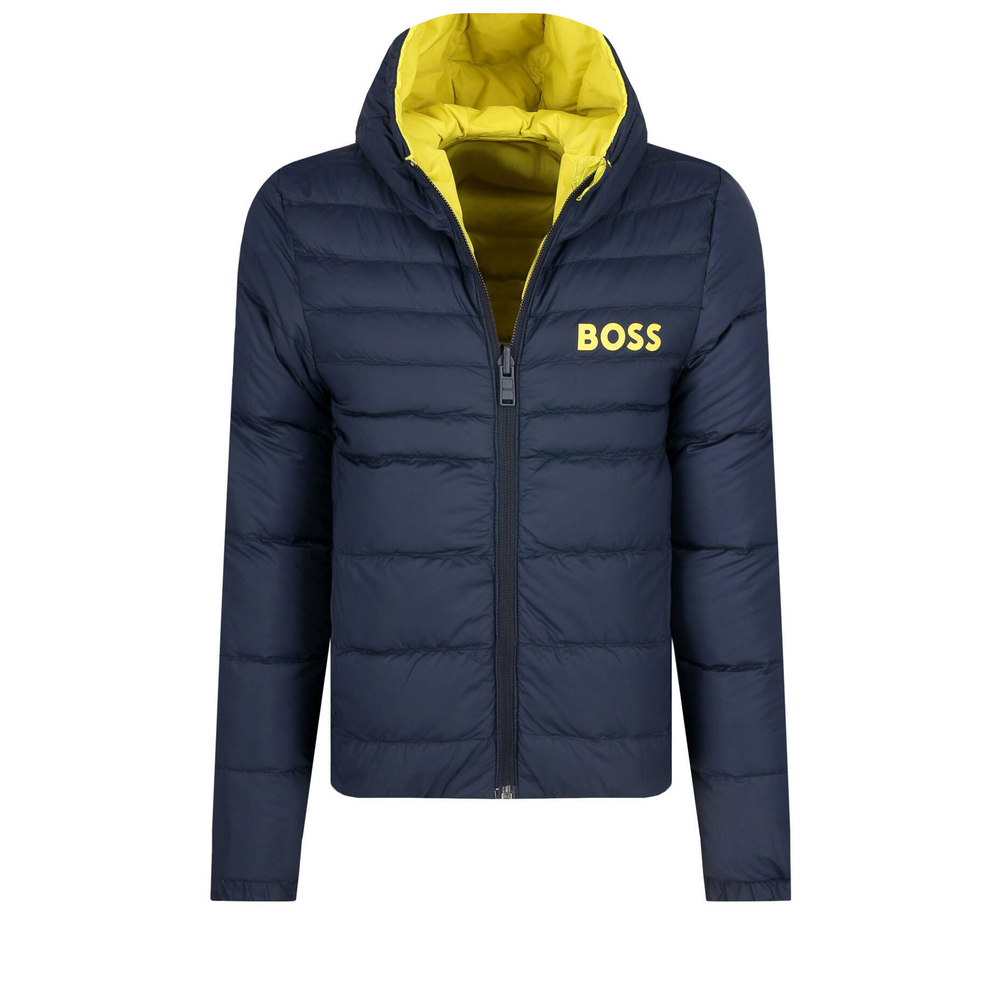 двухсторонняя куртка BOSS Kidswear - темно-синий(J26487)