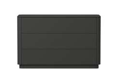 Комод Tammi 3 ящика ширина 120 см (черный)