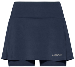 Юбка для девочки теннисная Head Club Basic Skort - небесный