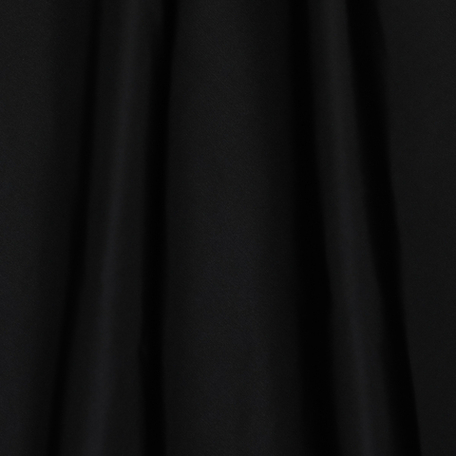 Тонкий чистошелковый репс чёрного цвета (165 г/м2)