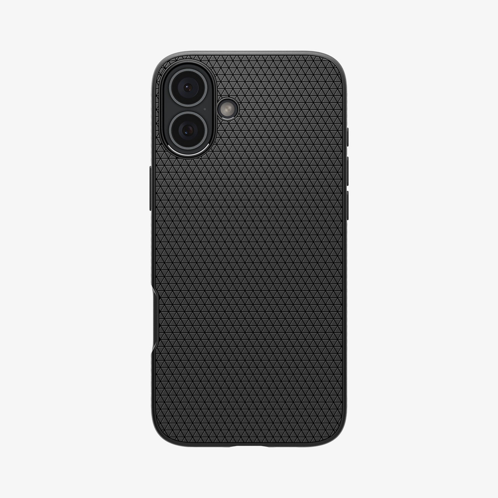 Чехол Spigen Liquid Air, matte black - iPhone 16
