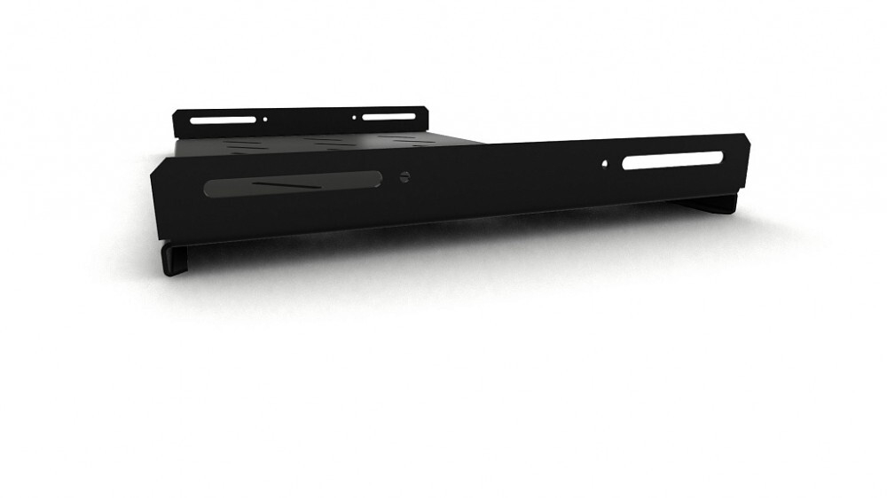Полка стационарная Hyperline TSH3L-450-RAL9004