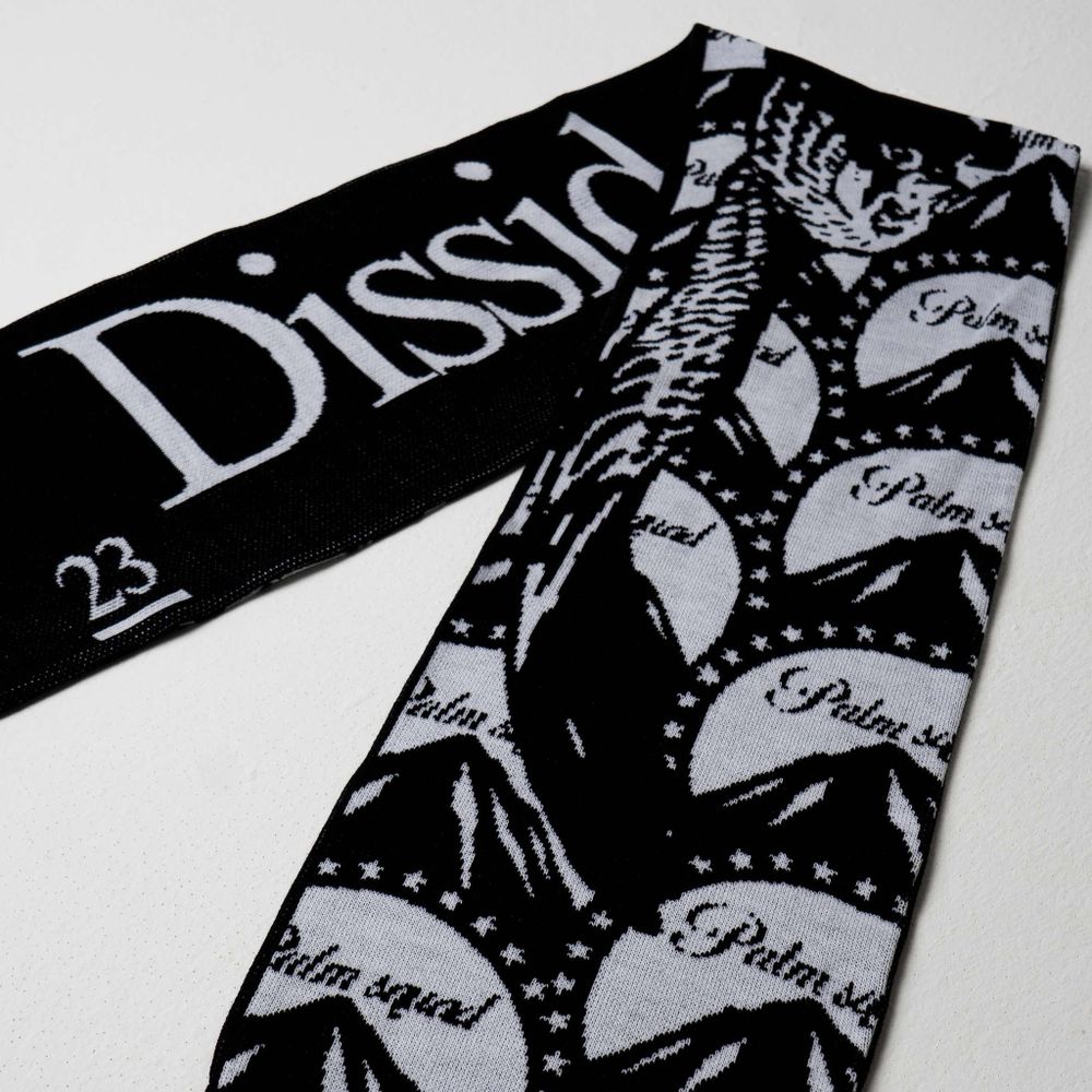 Шарф Dissident "DZ" Двусторонний Черно-Белый