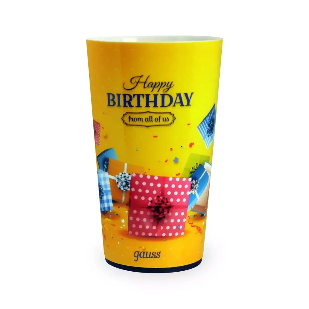 Стакан с подсветкой Gauss LCUP Birthday 3*R44 LC002