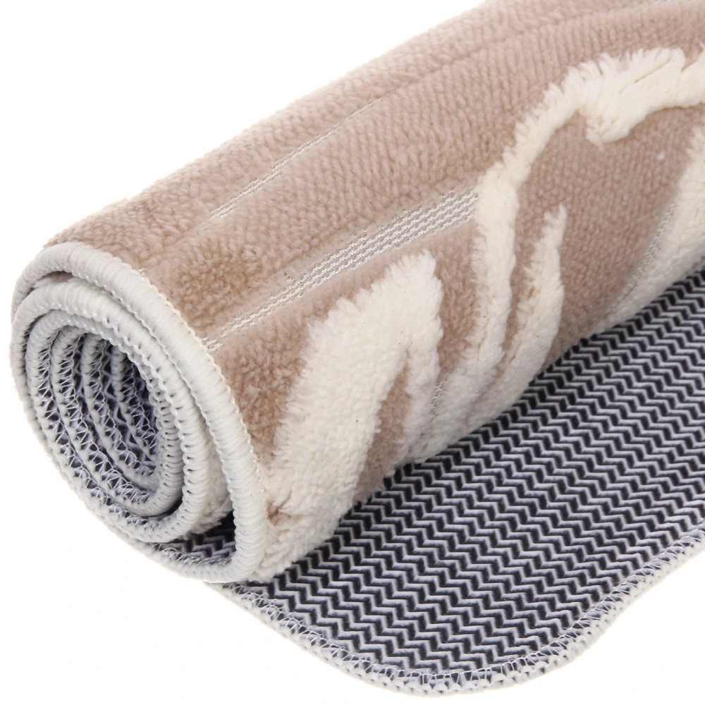 Коврик для ванной 80*120"Тропики» молочный