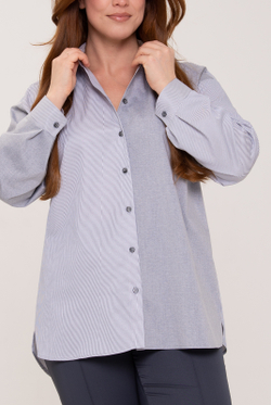 Блузка женская 4774з, Серая полоса #516Сер094774з