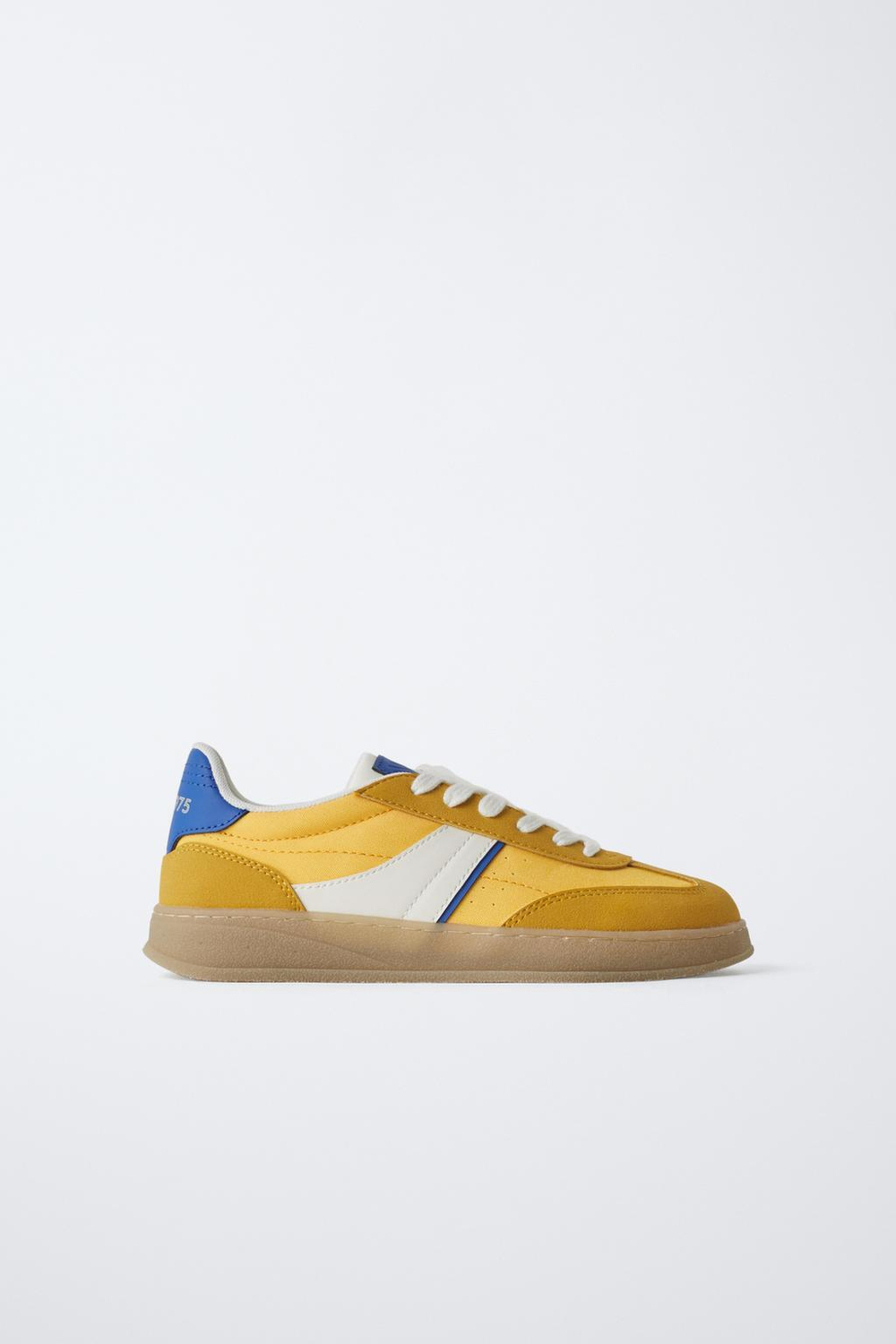 ZARA КЕДЫ С КОНТРАСТНЫМИ ДЕТАЛЯМИ, ЖЕЛТЫЙ