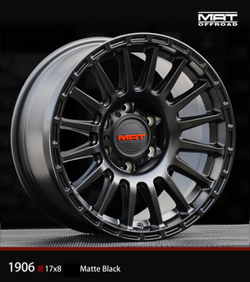 Диск колёсный литой MAT Offroad 1906 R17 8.0 ET+35 Matte Black