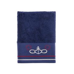Махровые полотенца NAVY синий   TIVOLYO HOME Турция