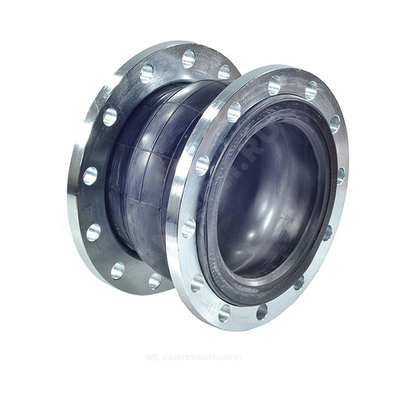 Компенсатор резиновый антивибрационный EPDM DI724016N Ду 250 Ру16 фл L=240мм Tecofi DI724016N-0250 сжатие/растяжение 20 мм/12 мм