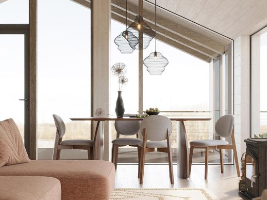 Светильник подвесной vinger, D45х50 см, темно-серый