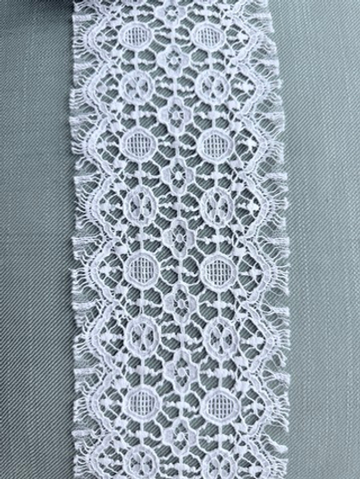 Кружево натуральное однотонное 100% хлопок ш-12см Италия