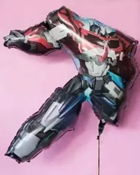 AN Шар Фигура Трансформеры P38 21"/54см w * 23"/57см h (БГ-40)