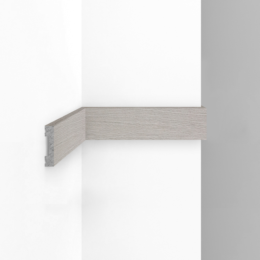 Плинтус Decomaster D162 D162-77 ДМ Молдинг гладкий