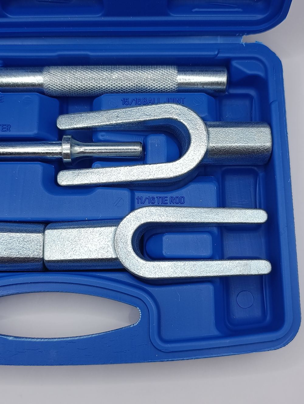 Съемник шаровых опор вилочного типа и рулевых тяг, вилка (5 предметов). Набор вилочных съемников шаровых соединений