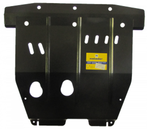 Усиленная защита Motodor картера двигателя, кпп. 2 мм, сталь. для Chevrolet Aveo 2003-2006,Chevrolet Aveo 2006-2008 арт.03007