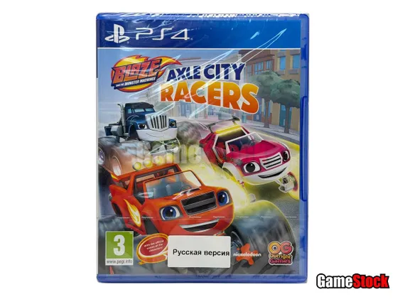 PS4 Blaze and the Monster Machines: Axle City Racers (Новый, Полностью на русском языке, CUSA-25491)