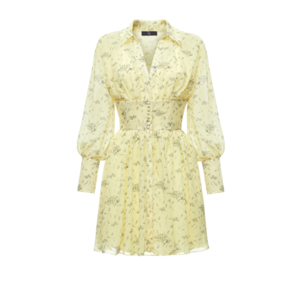 Платье мини викторианское