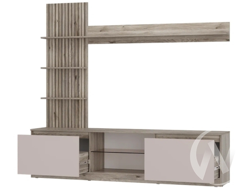 Гостиная Рио ГС-05 (дуб смоки/кашемир)