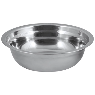 Миска Bowl-19, объем 1 л, с расширенными краями, из нерж стали, зеркальная полировка, диа