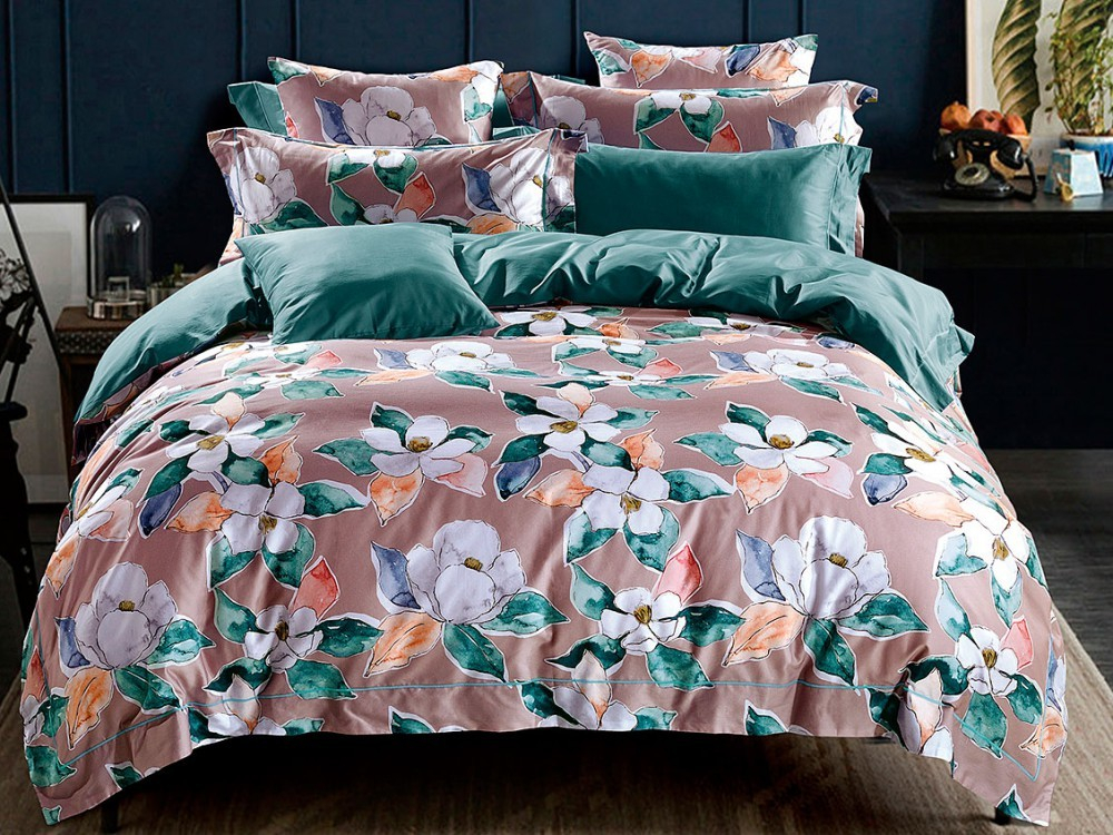 Постельное белье 2 спальное евро Asabella 1369-6