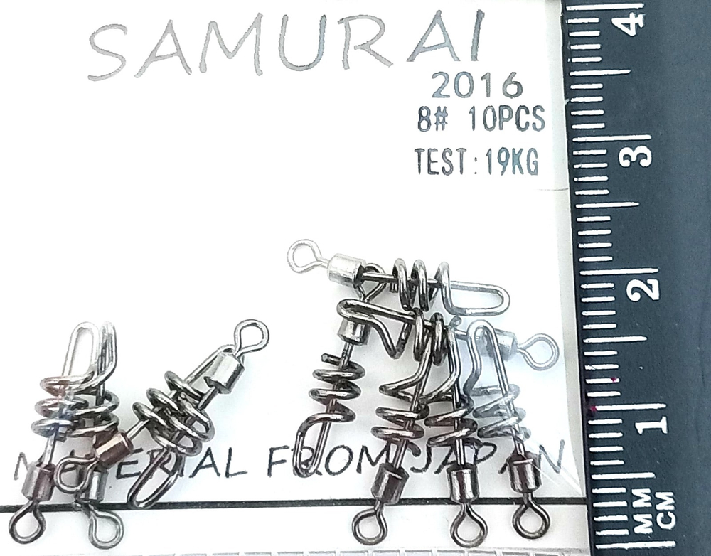 Карабин+вертлюг SAMURAI 2016 (№6;8;10)