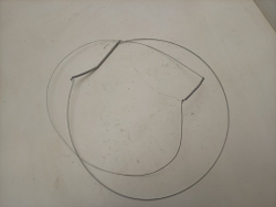 EWUC4105 кт43 Хомуты крепления манжеты для стиральной машины Indesit б/у