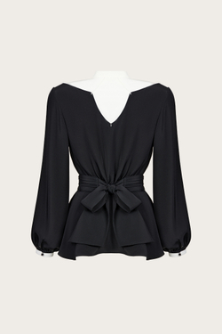 ЖАКЕТ ИЗ ШЕЛКА С ДЕКОРАТИВНОЙ МАНИШКОЙ