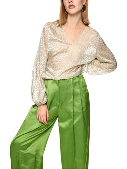 Marc Cain Блуза струящаяся с принтом