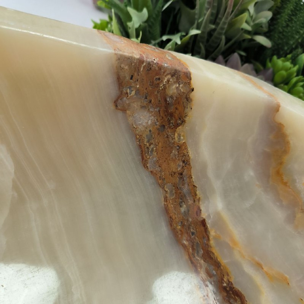 Раковина из оникса Erozy Green EO-02205 50x38x15 см