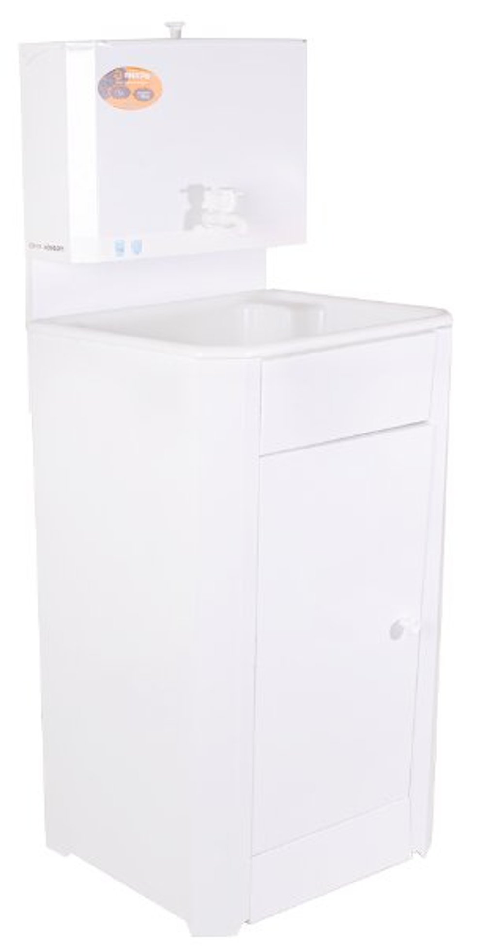 Умывальник дачный Комфорт 16л белый без подогрева пластиковая мойка