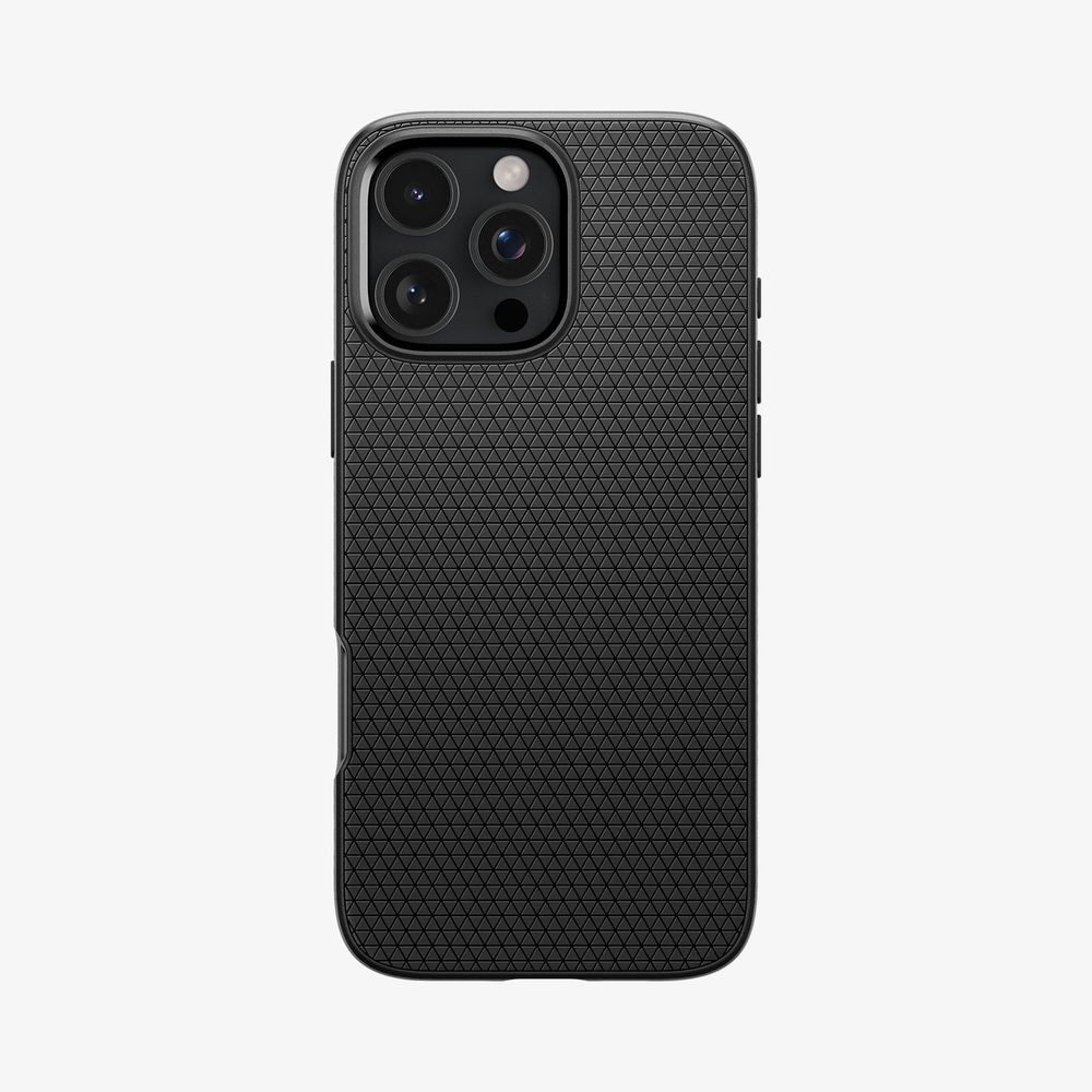 Чехол Spigen Liquid Air, matte black - iPhone 16 Pro Max