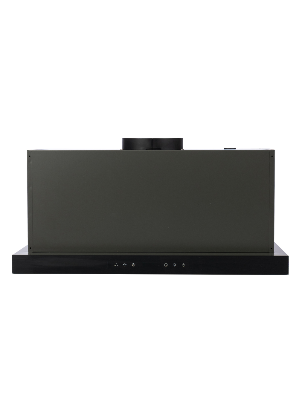 Вытяжка кухонная MACBI Perfa-60G-baf (GREY) серый, D150мм, 1200м3/ч, полновстраиваемая, мотор 230Ватт, стекло 60см, сенсорное управление + управление жестами