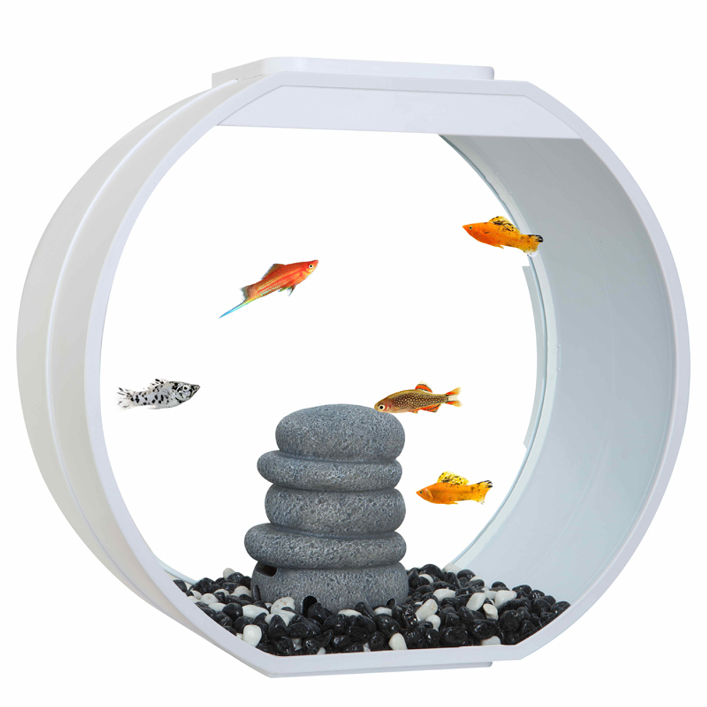 Аквариум Deco O UPG, белый, 20л, 395*207*375мм, AA Aquarium