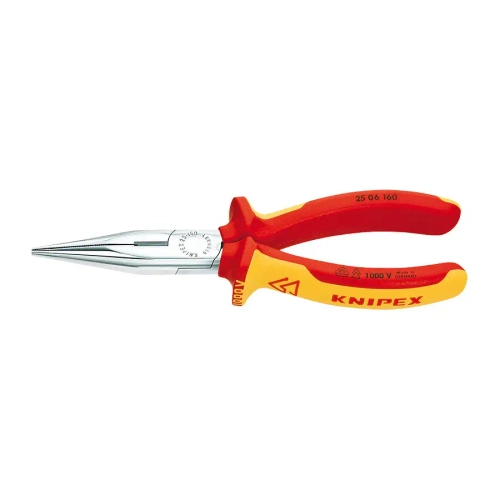 Длинногубцы хромированные 160 мм Knipex 25 06 160 SB